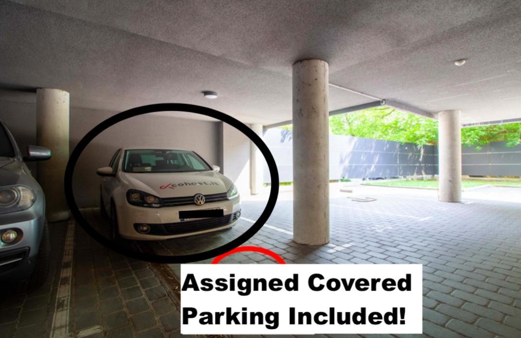 Cohost I Sunny Center Apt, Covered Parking, Balcony & Self Check-In คอนัส ภายนอก รูปภาพ
